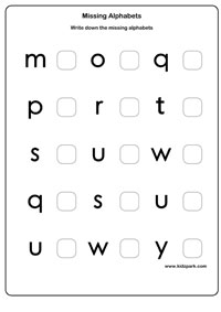 11 Best Images of Kindergarten Worksheets Alphabet Recognition