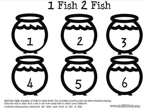 One Fish Two Fish Printable Activities