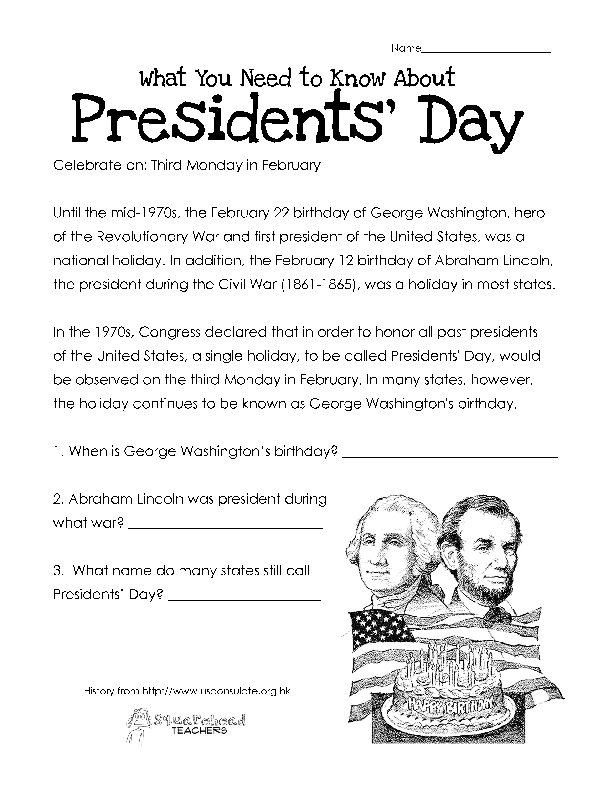 Free Printable History Worksheets For 5th Grade