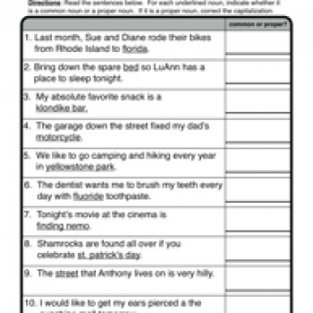 12 Best Images of Nouns Christmas Worksheet - First Grade Noun Test