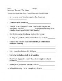 6th Grade Social Studies Printable Worksheets