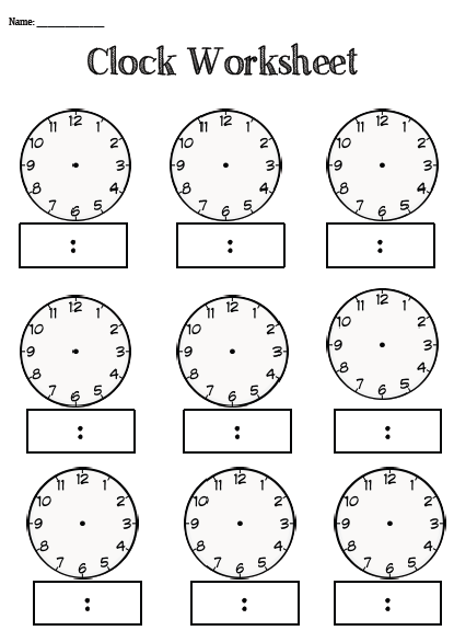 Clock Worksheet Category Page 2 Worksheeto clock-worksheet-category-page-2-worksheeto
