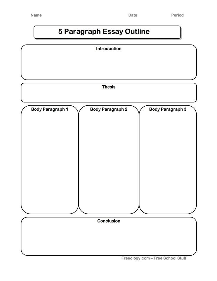 Free Printable Graphic Organizers For Expository Writing