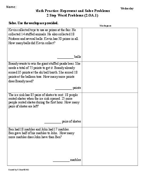 16 Best Images of 5th Step Worksheet  Fifth Grade Math Worksheets, MultiStep Math Word 