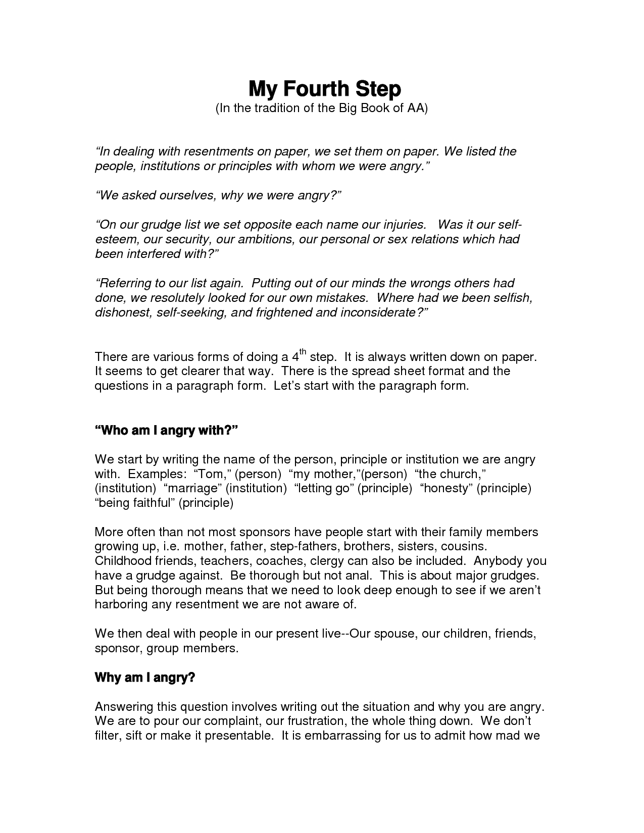 32 Aa 3rd Step Worksheet - Notutahituq Worksheet Information