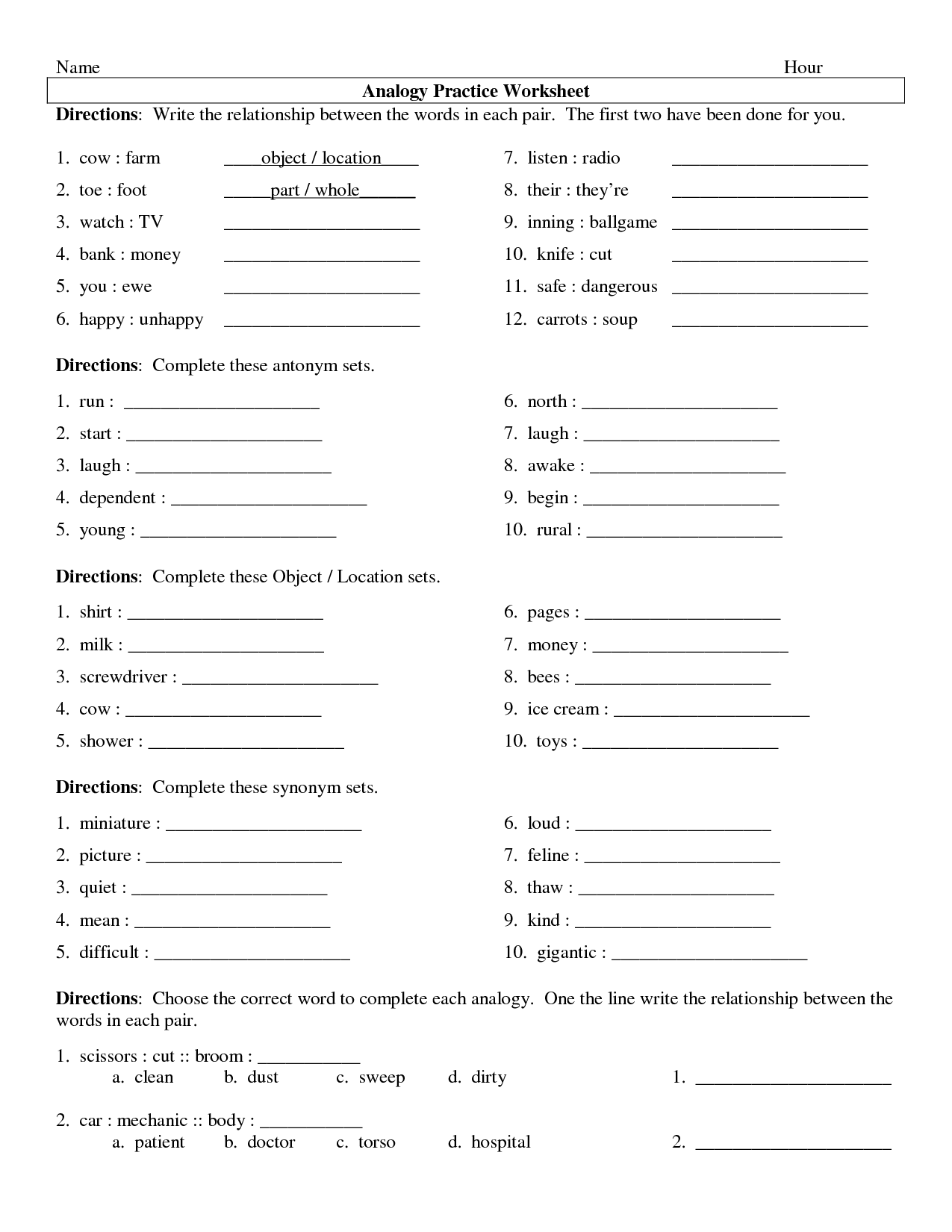 13-best-images-of-analogy-worksheets-for-middle-school-analogies