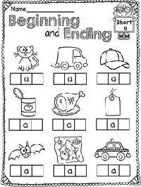Segmenting Words Worksheets Kindergarten