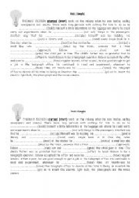 Worksheets About Thomas Edison
