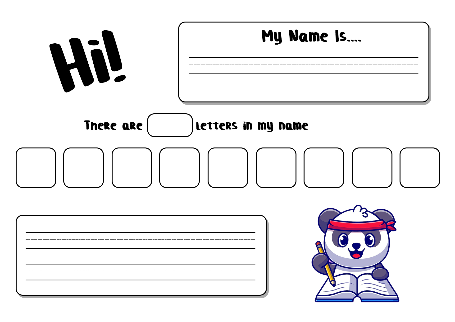 11 Best Images Of Worksheets Practice Writing Their Names Tracing 