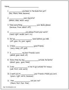 19 Best Images of Shurley English Worksheets Grade 5 - 2nd Grade