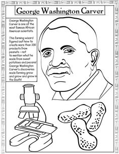 George Washington Carver Coloring Activities