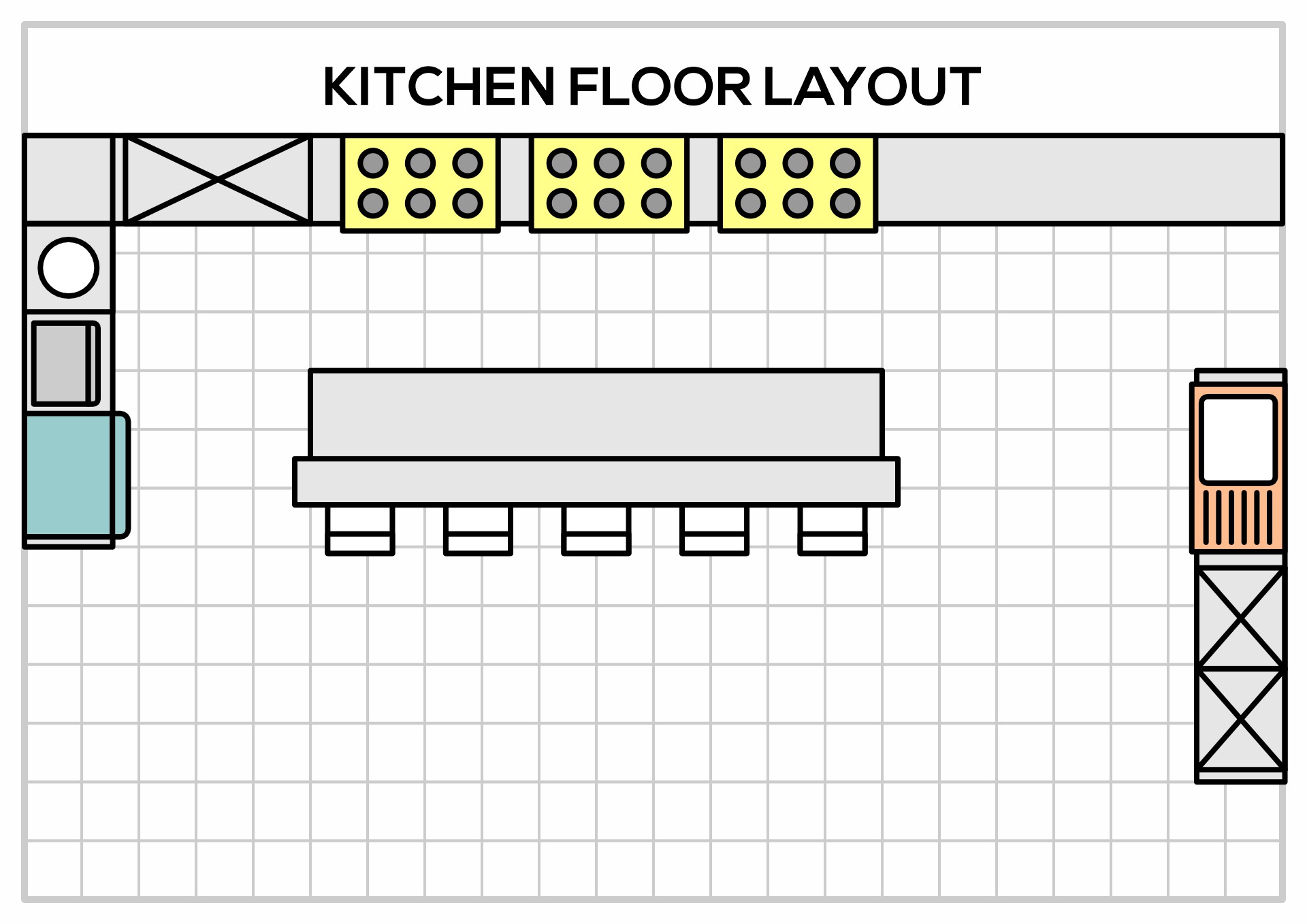 Basic Kitchen Floor Plans Floorplansclick