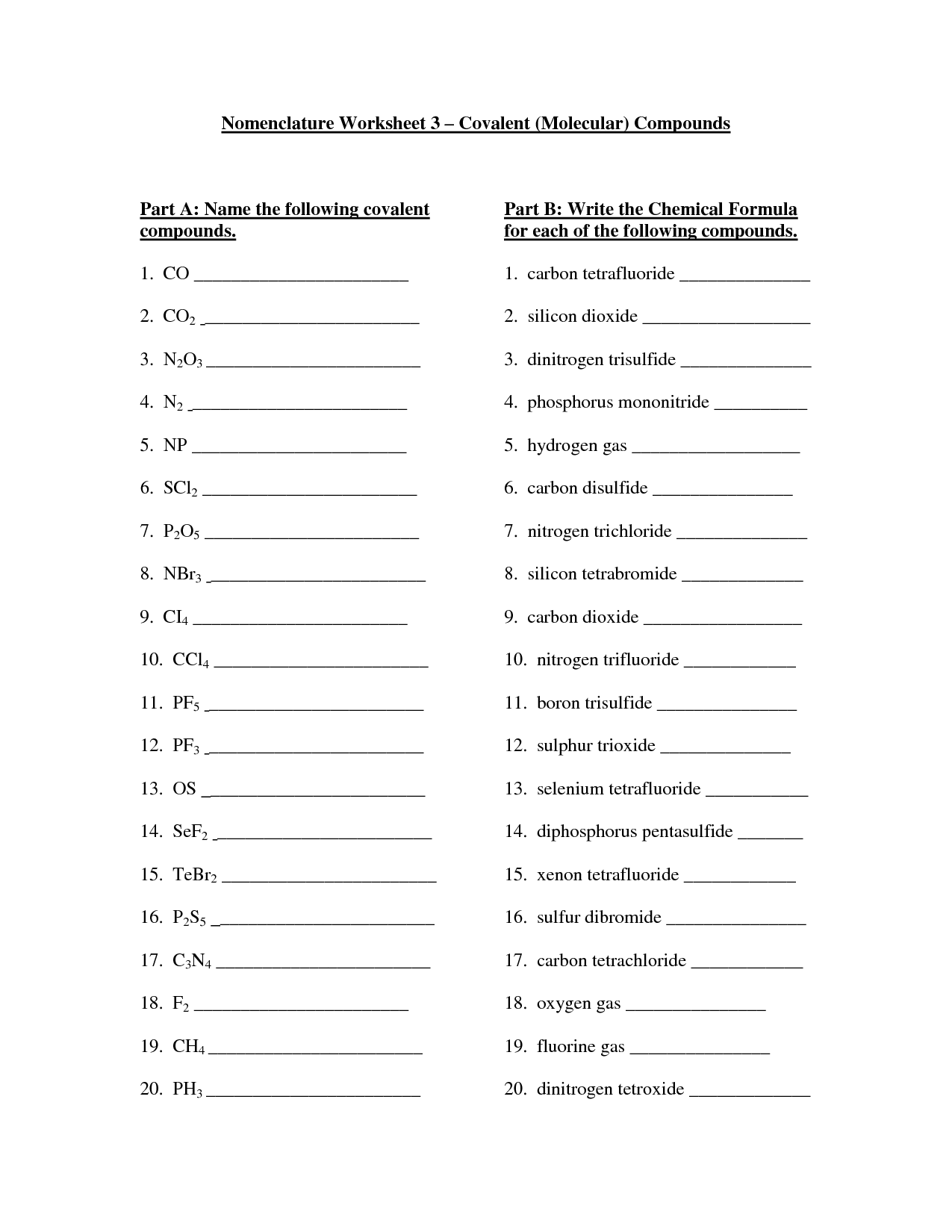 17 Best Images of Naming Organic Compounds Worksheet Answer - Organic