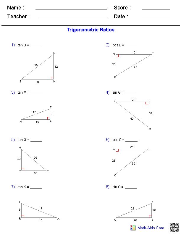 18-best-images-of-trigonometry-worksheets-and-answers-pdf-right-triangle-trigonometry