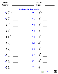 7th Grade Math Worksheets Fractions