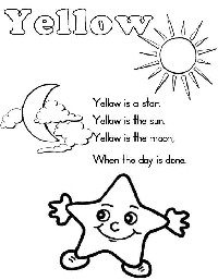 Color Yellow Worksheets