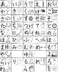 Learning Japanese Hiragana Chart