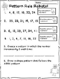 Number Patterns Worksheets 2nd Grade