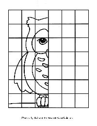 Owl Mirror Drawing Activity