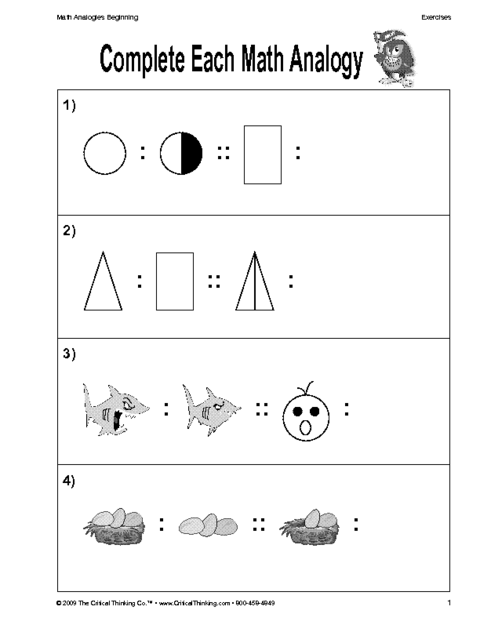 16 Best Images of Logical Reasoning Worksheets 4th Grade - Critical