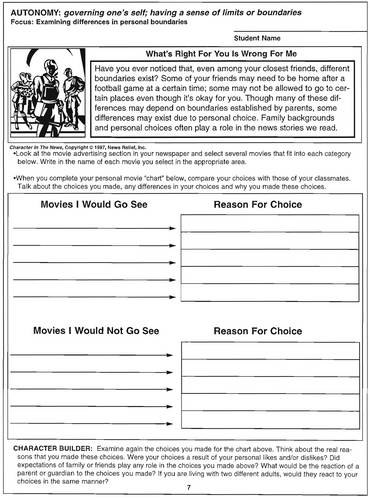 9 Best Images of Setting Personal Boundaries Worksheets - Healthy