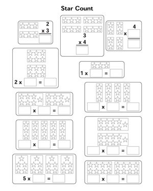 10 Best Images of Counting Stars Worksheet - Number the Stars Printable