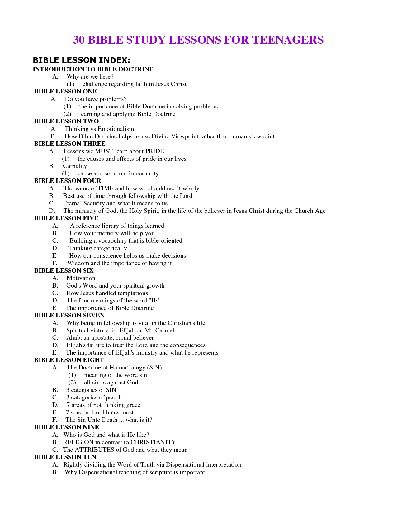 15 Best Images Of Printable Teen Bible Study Worksheets Free 