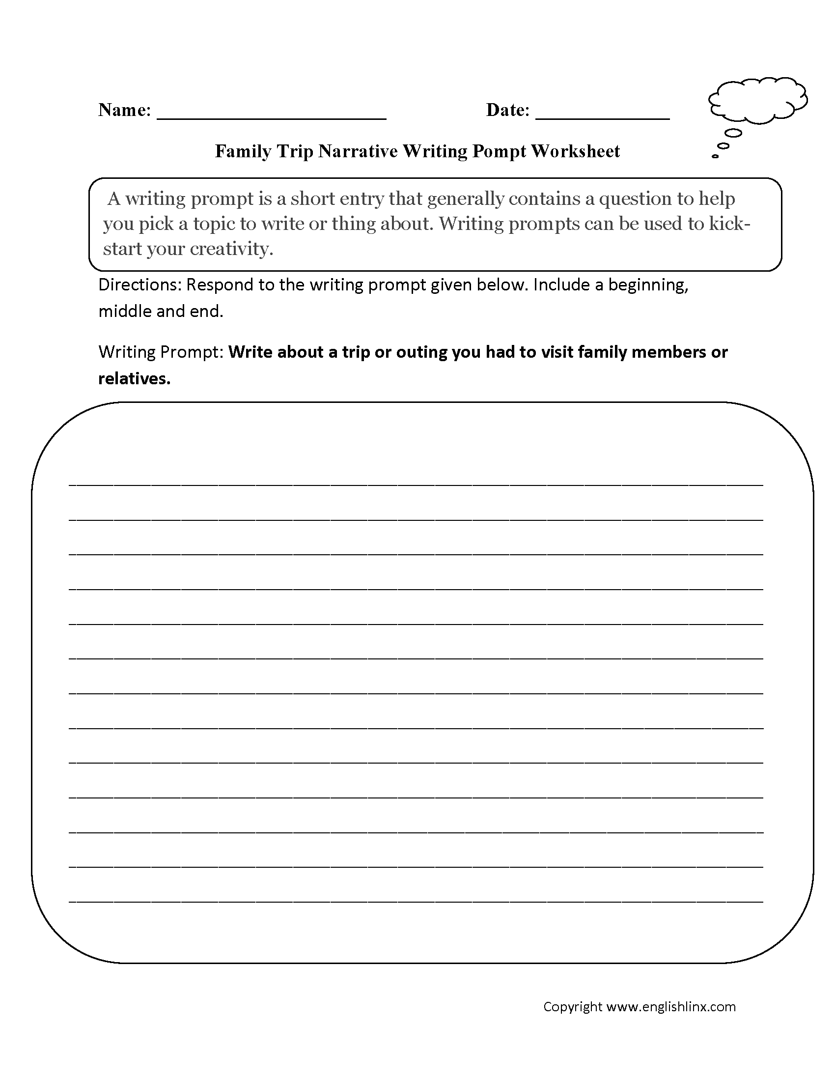 37 New Sixth Grade Writing Prompts