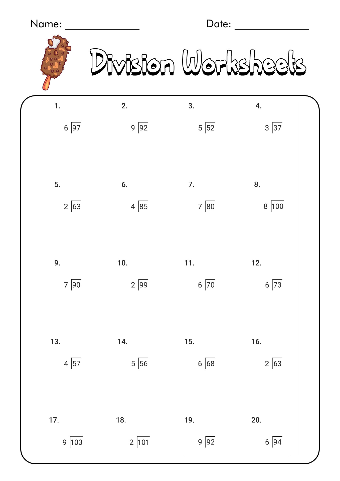 division-worksheets-printable