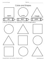  Preschool Shape Worksheets