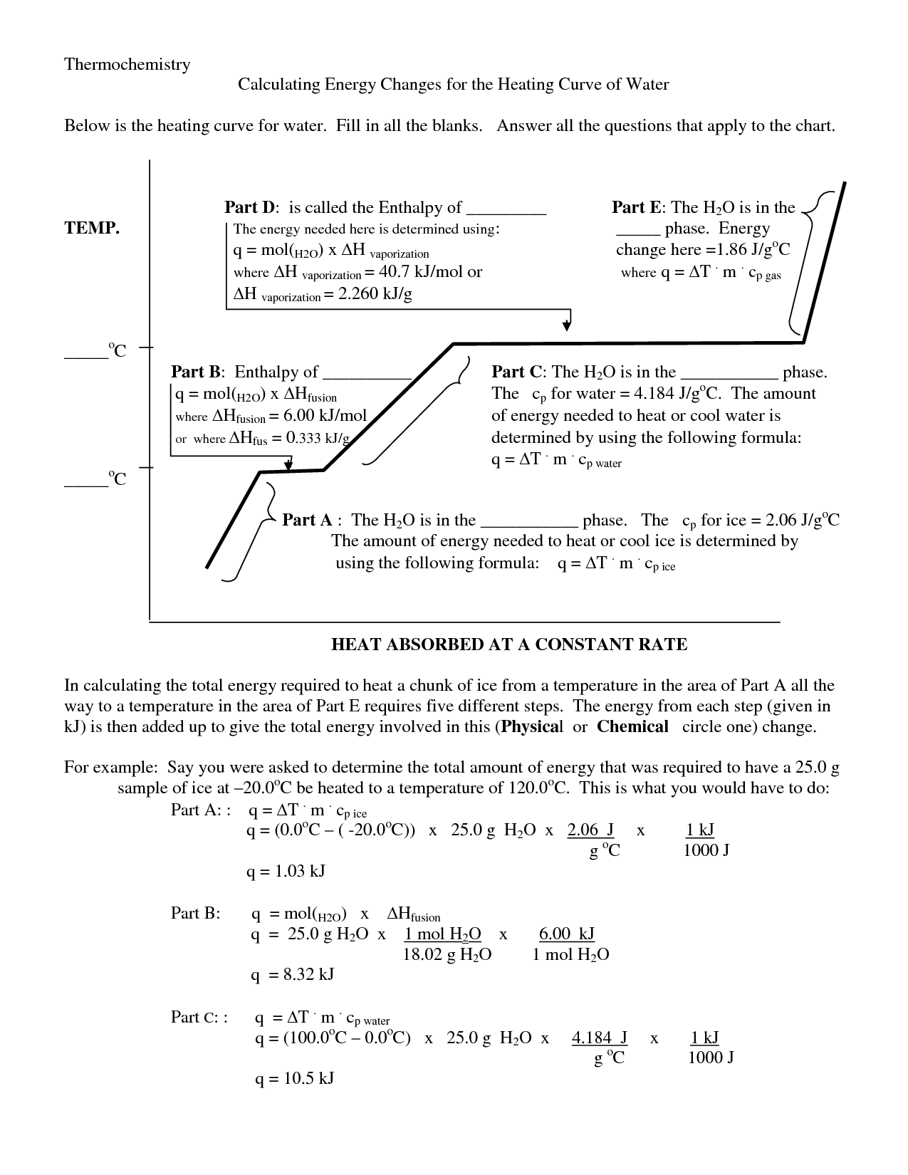 worksheet. Heating Curve Worksheet Answers. Grass Fedjp Worksheet Study Site