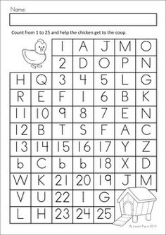 10 Best Images of Kindergarten Counting Worksheets 1-25 - Skip Counting