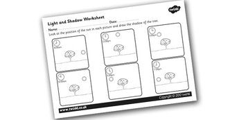 Shadow and Light Worksheets