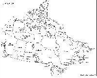 Canada Map Outline Printable