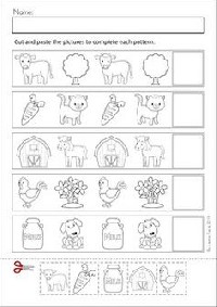 Cut and Paste Pattern Activities