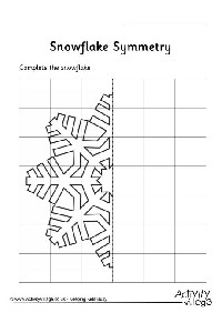 Snowflake Symmetry Worksheet