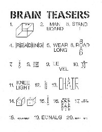 Word Brain Teasers