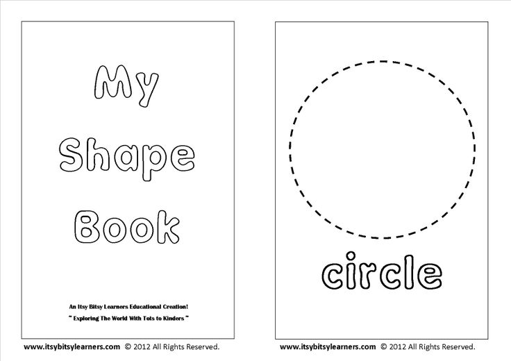 Preschool Shapes Coloring Pages Printable