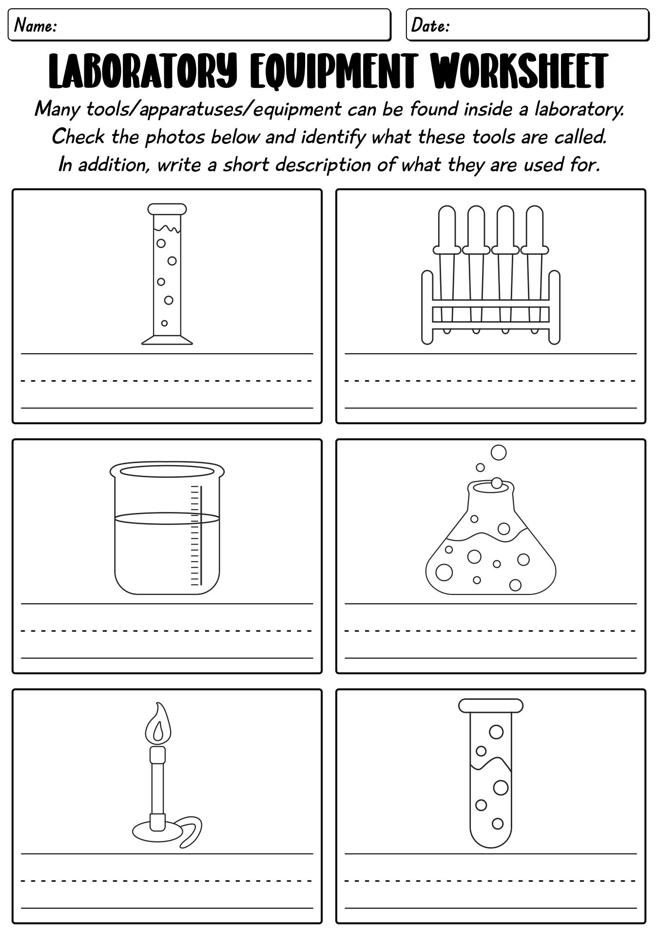 30 Chemistry Lab Equipment Worksheet Free Worksheet Spreadsheet