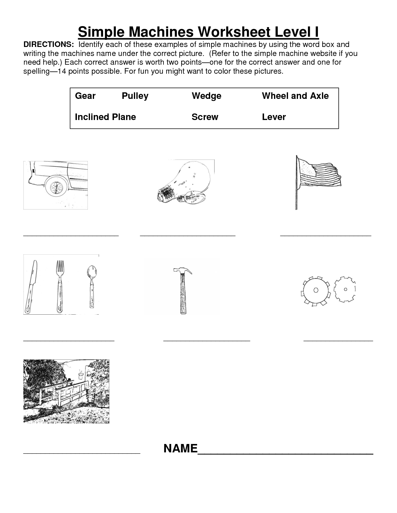 11 Best Images of 4th Grade Science Force Worksheet - Force and Motion