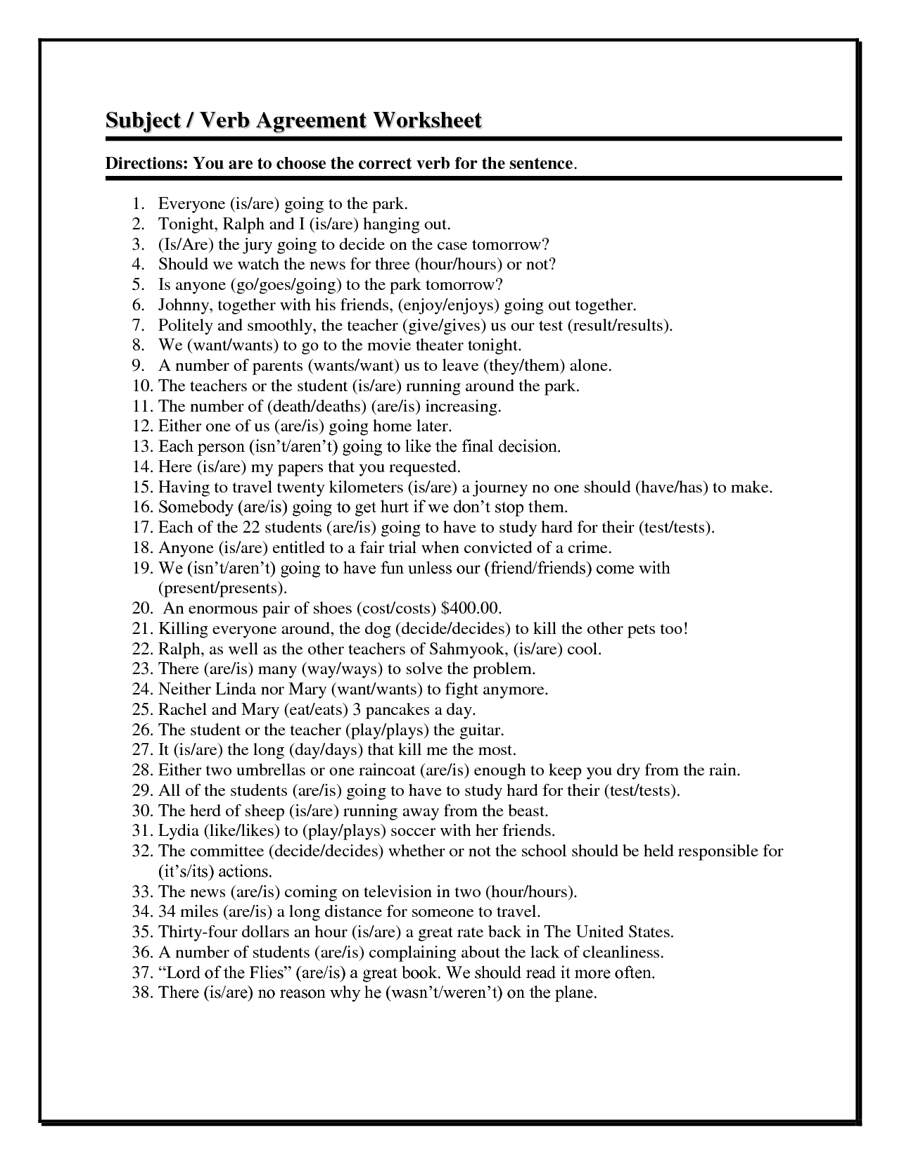 verb-to-be-for-advanced-students-worksheet-free-esl-printable-subject-verb-agreement