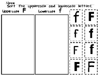 Free Letter Cut and Paste Worksheets