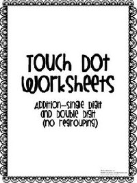 TouchMath Double-Digit Addition Worksheets