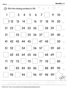 16 Best Images of Numbers 1-50 Worksheets - Kindergarten Number