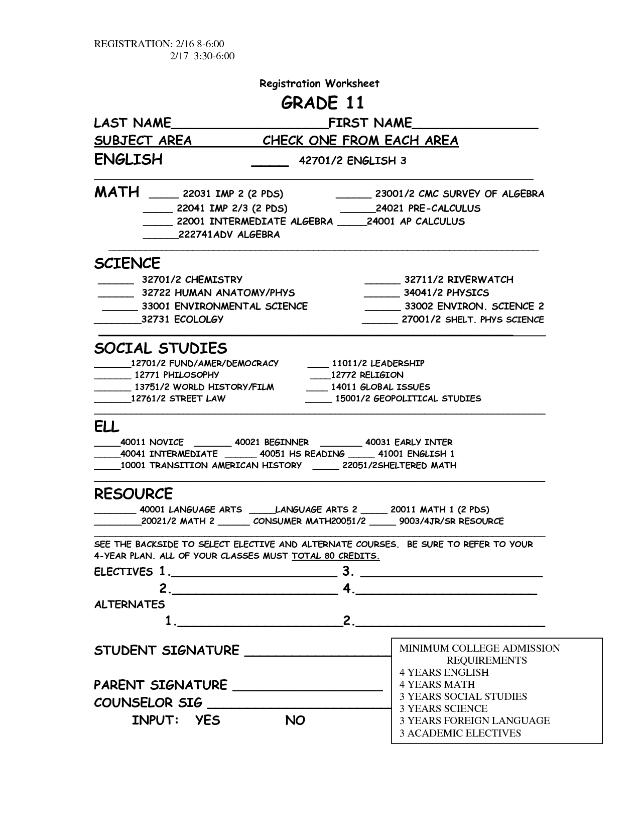 Free Printable 11th Grade English Worksheets