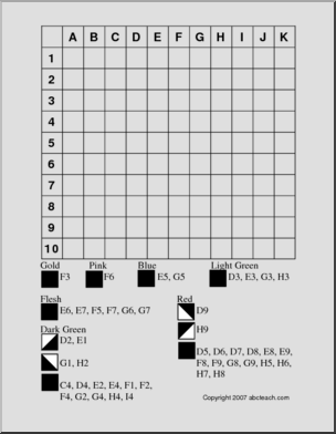 11 Best Images of Mystery Grid Picture Worksheets - Coordinate Grid