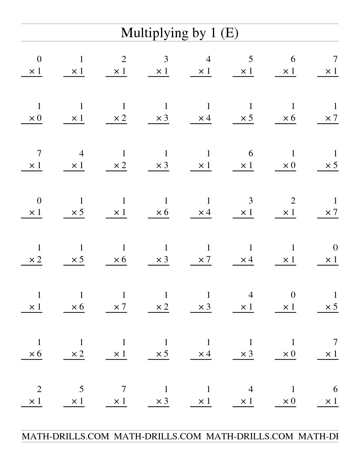 15 Best Images of Mad Minute Multiplication Drill Worksheets Mad