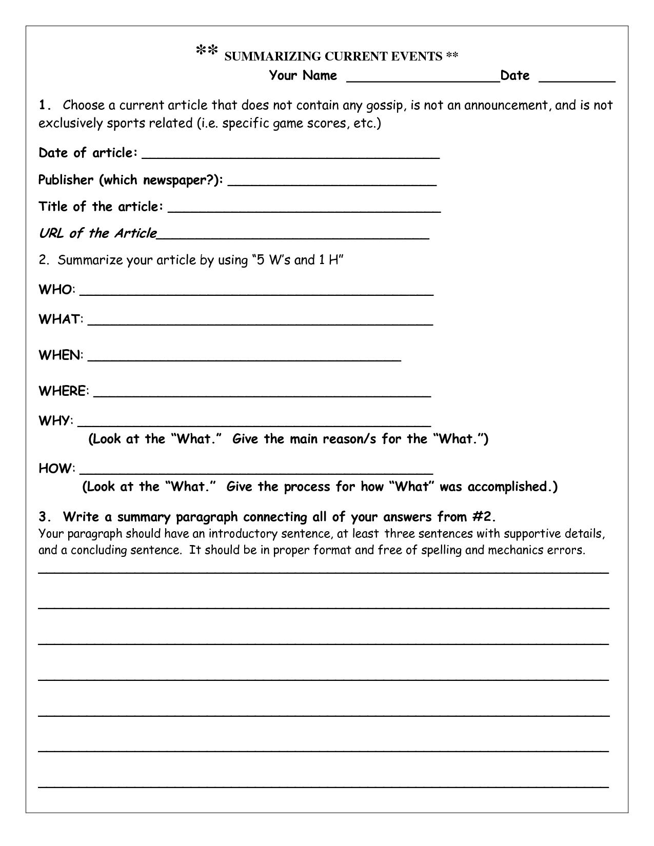 15 Best Images of Using Articles Worksheets - Articles ...