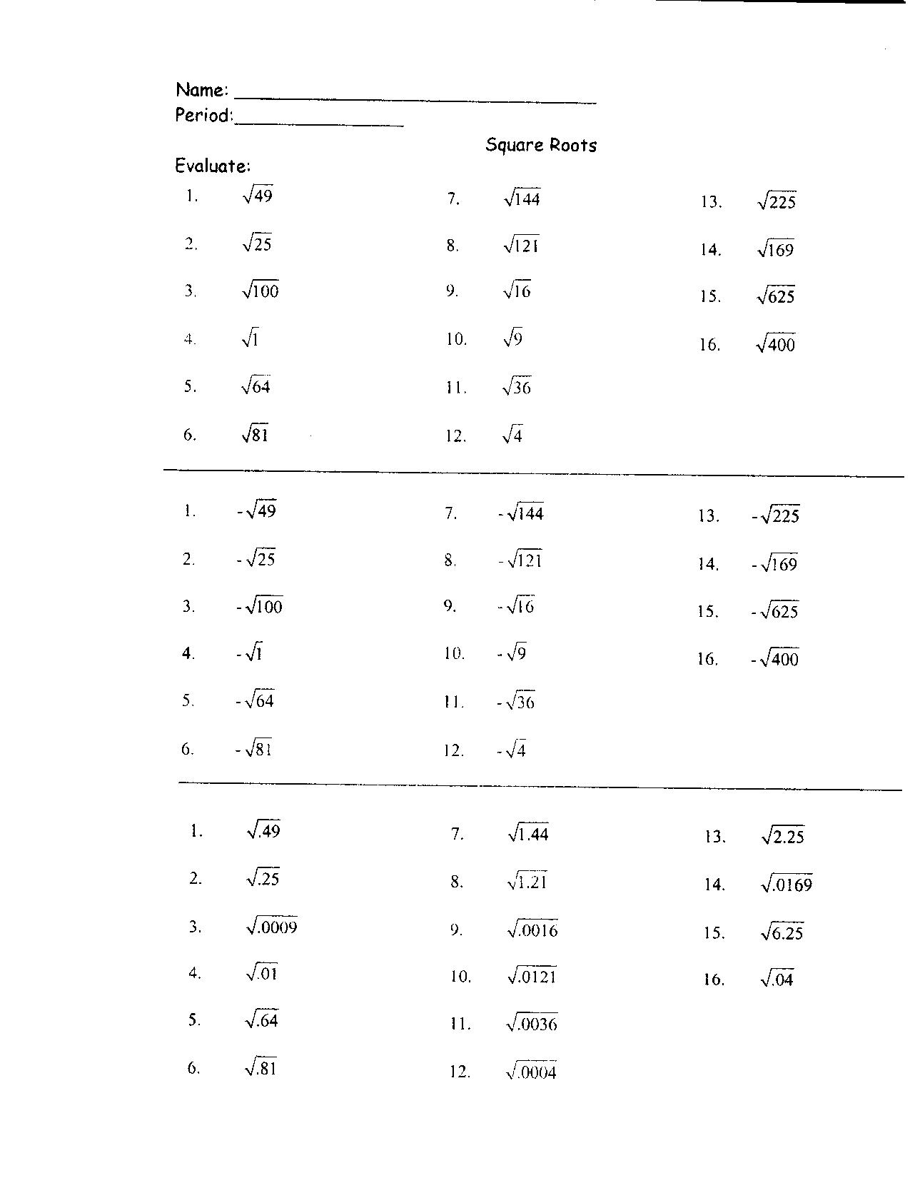 Roots Used In Multiple Ways Worksheet