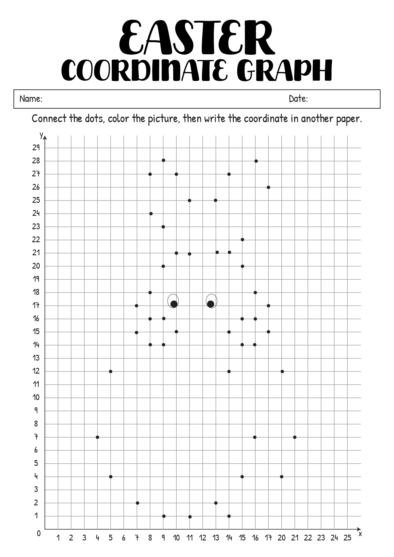 12 Best Images of Coordinate Graphing Worksheets 5th Grade  5th Grade Graphing Ordered Pairs 